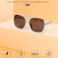 Polarized silicone sunglasses with UV400 protection for kids T11104