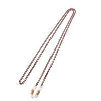 Red-colored metal non-slip chain, for glasses and masks GL173