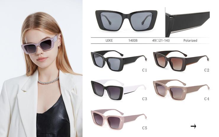 Polarized plastic sunglasses Leke LK14008