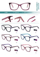 Plastic frames for glasses, acetate lamination Big City CL9005