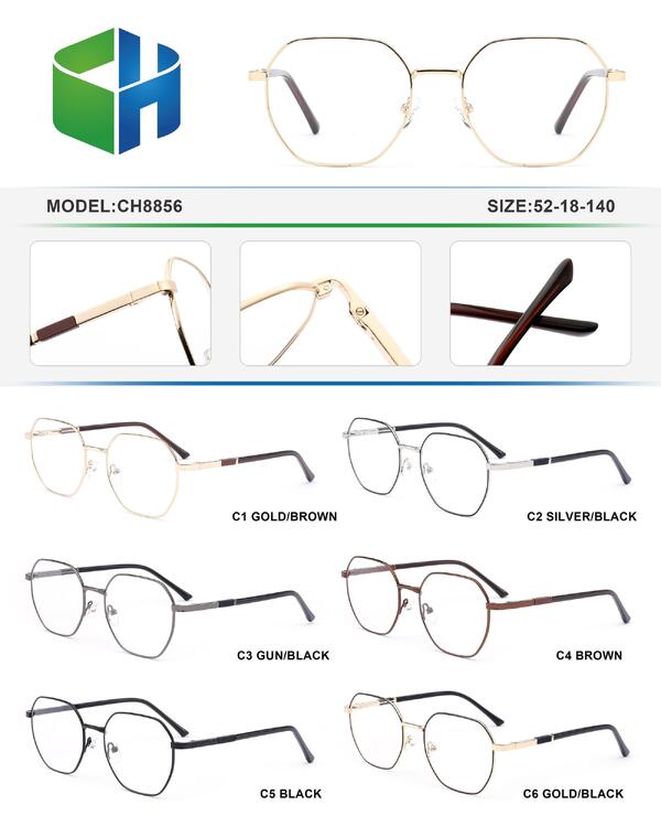 Оправа металлическая мужская с флексом CH8856-DA