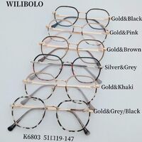 Metal ultrathin women's frames with spring hinges Wilibolo K6803