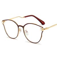 Очки металлические с защитой от синего света 9703-GT