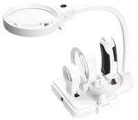 Лупа мультифункциональная настольная с насадками 7760  2X 5X 16X крат 放大镜ck