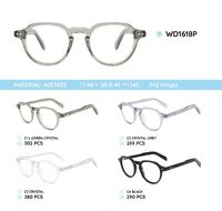 Plastic acetate eyeglasses frame WD1618P