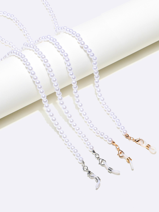 Acrylic glasses chain with shell pattern GM061