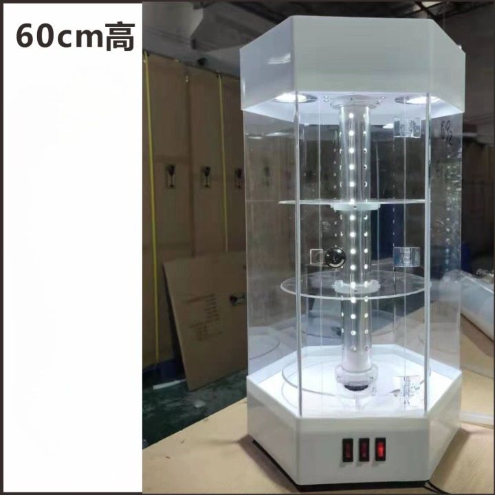 Acrylic desktop rotating display stand for glasses, frames, cases and accessories 62037204 with steel column, size 60 * 35 cm