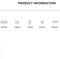 Plastic TR90 Blue Block glasses with blue light protection FENQI F8088