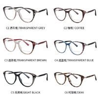 TR90 plastic frame or glasses with blue light protection, with spring hinges FA87226