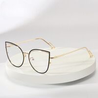 Metal glasses with blue light and UV protection 9701-3-GT