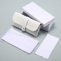 Sunglasses and eyeglasses hard shell case + extra kit AL679291855538-1