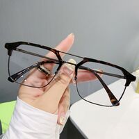 Очки гибридные, металл + TR90, с защитой от синего света Blue Block FENQI F68087