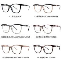 TR90 plastic frame or glasses with blue light protection, with spring hinges FA87178
