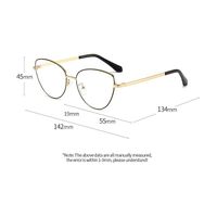 Metal glasses with blue light and UV protection 9700-3-GT