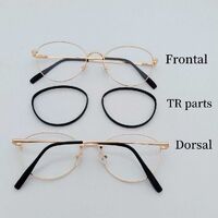 Metal ultrathin women's frames with spring hinges Wilibolo K6801