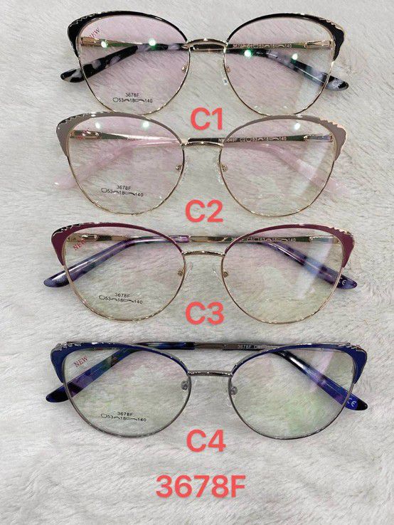 Оправа для очков металлическая с флексом 3678F