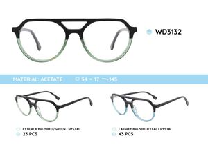 Plastic frames for glasses acetate material WD3132