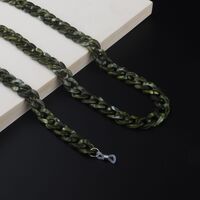 Acrylic non-slip chain, with 12 colors, for glasses and masks GB039