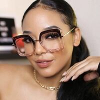 Plastic TR90 glasses with blue light protection for women 95255-PN