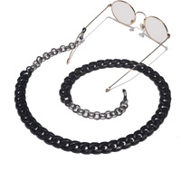 Gold glasses chain with star pearls GB150