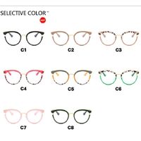 Plastic TR90 glasses with blue light protection for women 5033-97551-PN