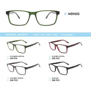Plastic acetate eyeglasses frame WD1632