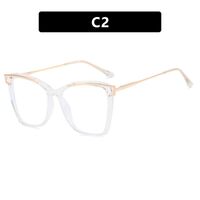 Plastic TR90 glasses with blue light protection for women TR3009-TR5037-PN