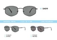 Metal frame polarized sunglasses S4019