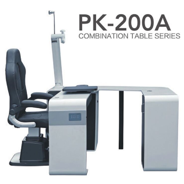 Ophthalmologist workstation, combined table + chair PK-200A, tabletop 1100*400 mm