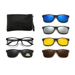 El Dorado frames with polarized sunshades set (clip-on) on magnet 2213T每套5件 (5 pieces) 