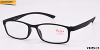 Plastic frame glasses with artificial leather case VIZZINI V8155