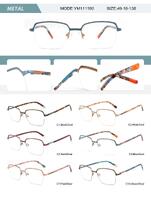 Оправа металлическая полуободковая женская с флексом YM111190-DA