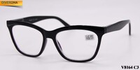 Corrective plastic frame eyeglasses with spring hinges VIZZINI V8164