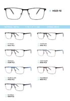 Металлическая оправа с дужками из пластика TR-90 HS03-10