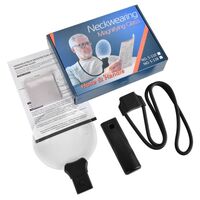 Magnifier with neck mount, magnifying glass with handle 8010-XX-1, diameter 110 mm, magnification: 7X, 12X