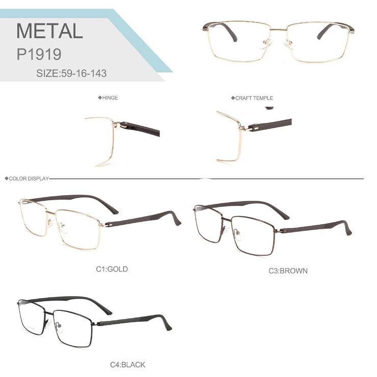 Оправа металлическая коллекция Big City P1919