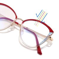 Combined frame glasses with blue light and UV protection 9749-GT