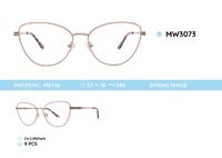 Metal women's frames for glasses MW3073