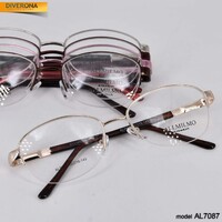 Metal eyeglass frame, material steel Allmilmo AL7087