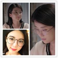 Metal eyeglasses for reading S8802 with blue ray cut protection, diopters from 0.00 to -6.00, not centered