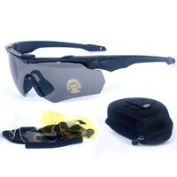 Safety shockproof tactical polarized goggles, 2-lens and box set, 战术-2.0szg-套装-DX