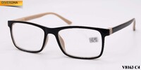 Corrective plastic frame eyeglasses with spring hinges VIZZINI V8163