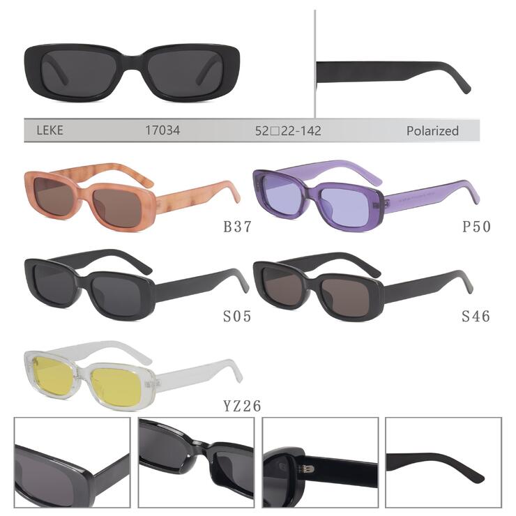 Polarized plastic sunglasses for women Leke LK17034
