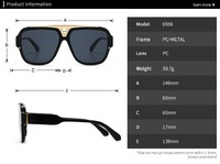 Солнцезащитные очки Elit в стиле ретро 6956