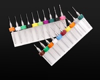 Set of drills made of tungsten steel with cylindrical shanks, 0.1-3 mm