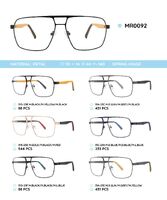 Металлическая оправа с дужками из пластика TR-90 MR0092