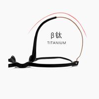 Оправа гибридная, металл + TR90, линзы с Blue Block покрытием SANTA M8002