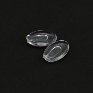 Носоупор для очков из материала PVC CY044, размер 11.5*7.3 мм, нет различия между левым и правым носоупором, под защёлку