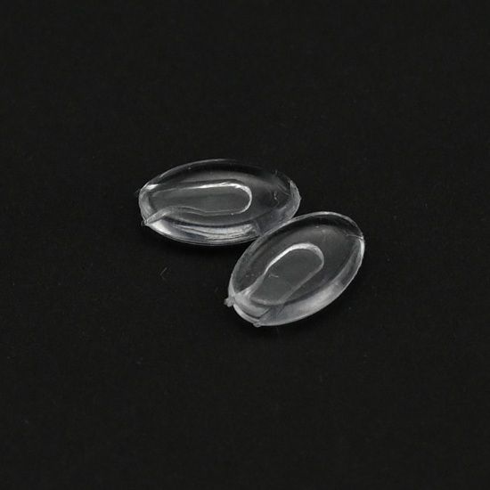 Nose pad for glasses made of PVC material CY044, size 11.5*7.3 mm, no distinction between left and right nose pads,for latch