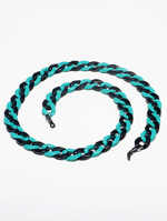 Acrylic black and malachite green glasses chain retro fashion GB048